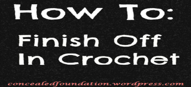 How to finish off in crochet